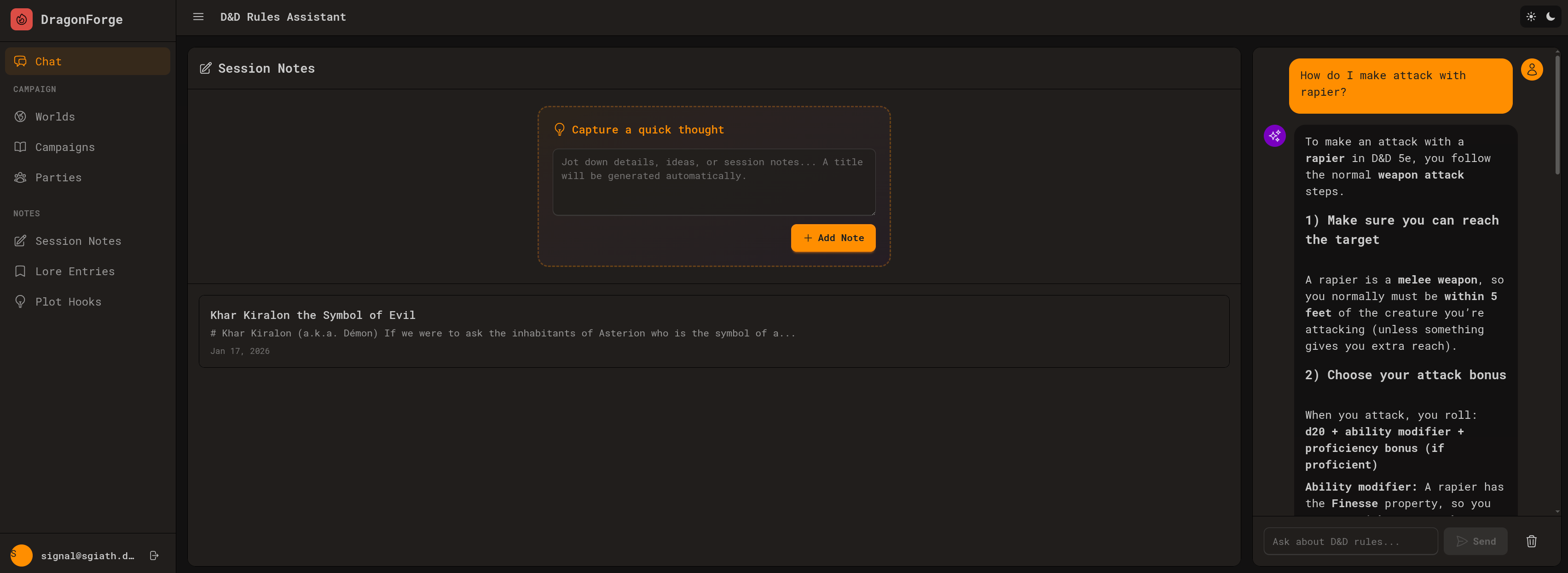 Dragon Forge - D&D focused LLM